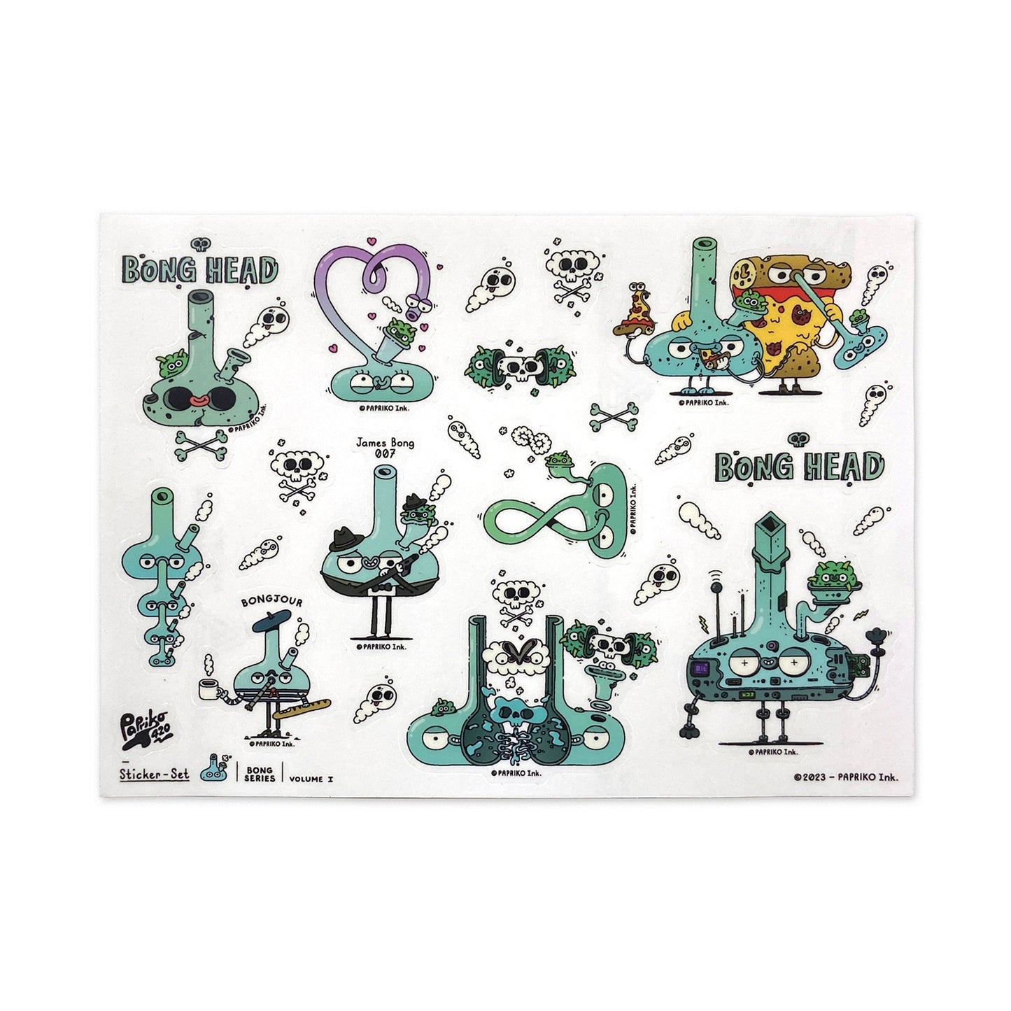 Sticker Sheet - 'Bong Series" Vol. 1