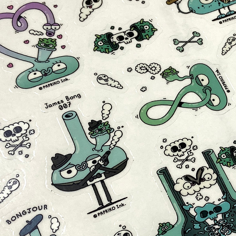 Sticker Sheet - 'Bong Series" Vol. 1