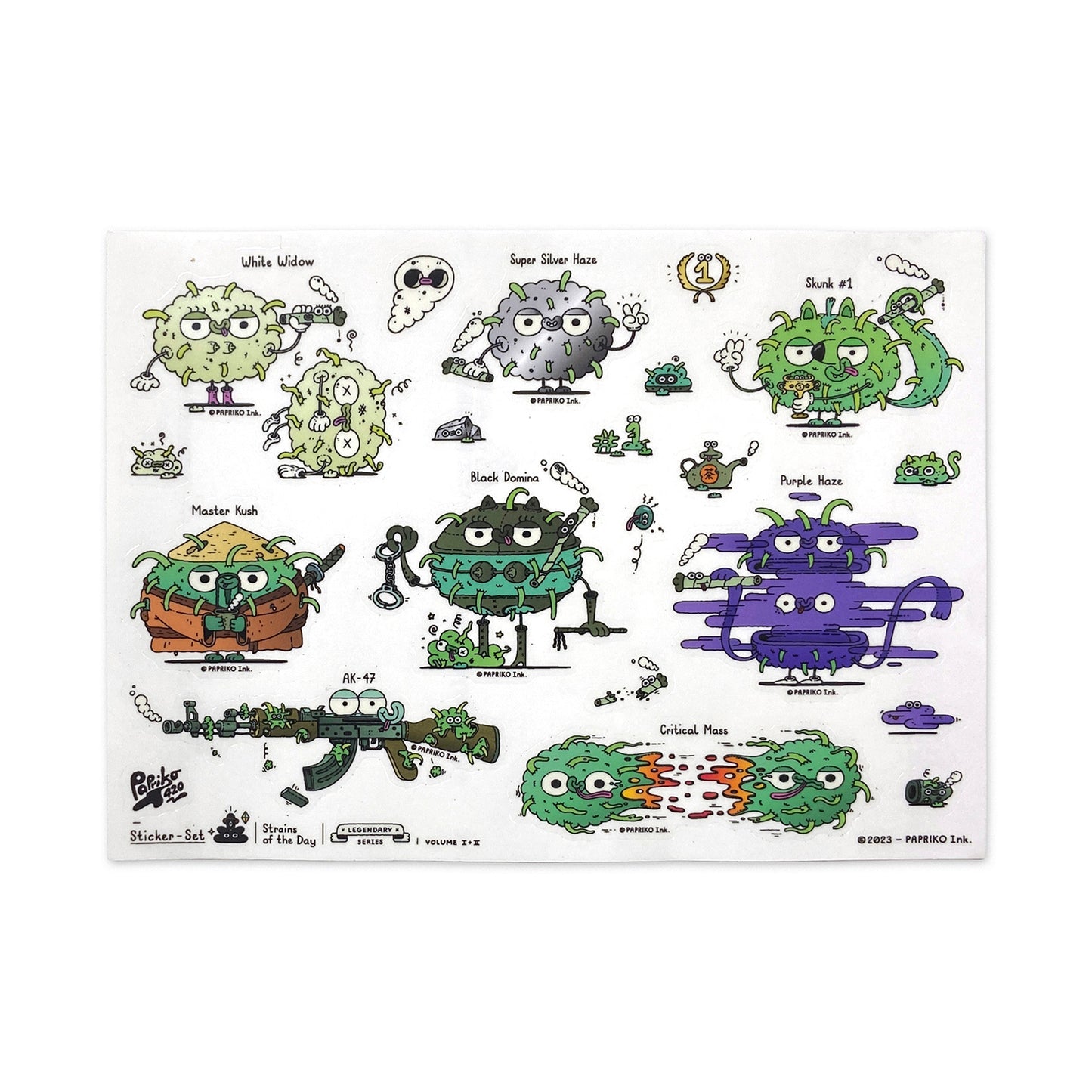 Sticker Sheet - SOTD 'Legendary Series" Vol. 1 + 2