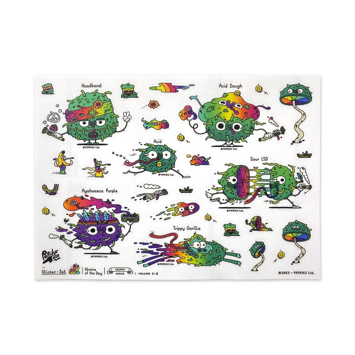 Sticker-Bogen - SOTD 'Trippy Series" Vol. 1 + 2