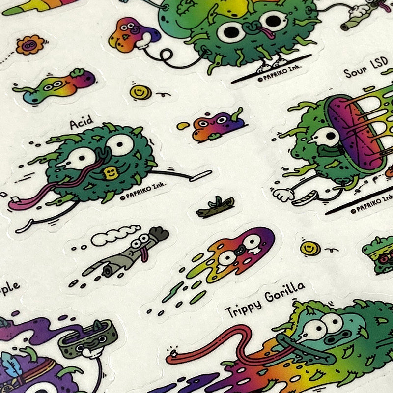Sticker-Bogen - SOTD 'Trippy Series" Vol. 1 + 2