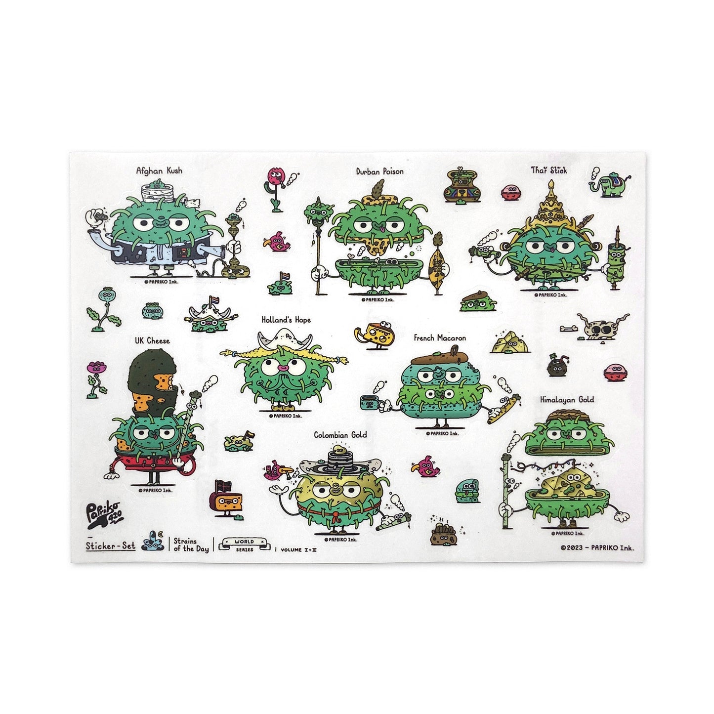 Sticker Sheet - SOTD 'World Series" Vol. 1 + 2