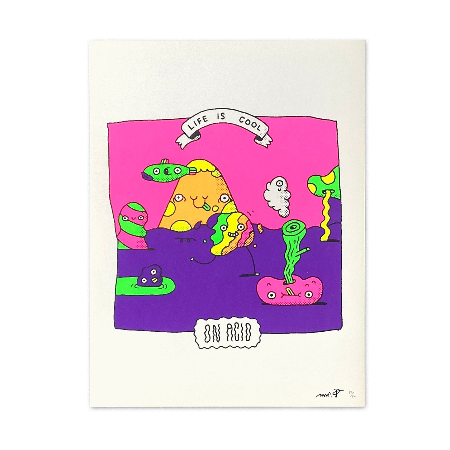 Art Print - 'Life is Cool - On Acid'