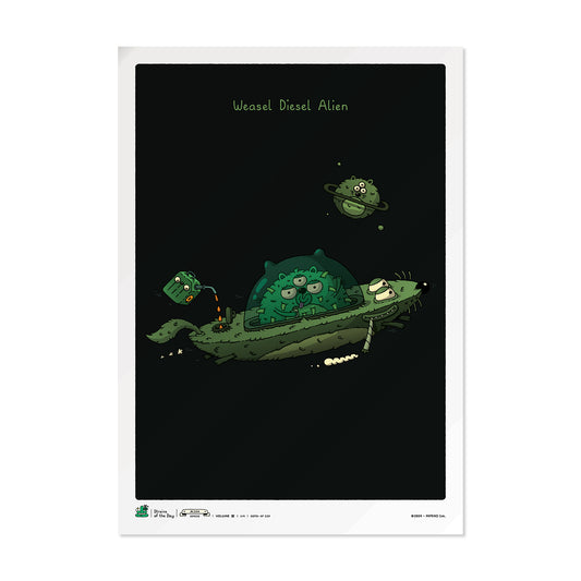 SOTD > ALS-v3 > 1/4 > 'Weasel Diesel Alien'