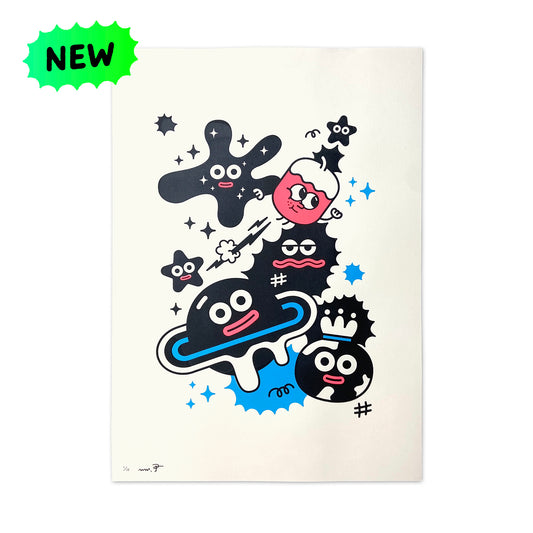 Art Print - ‘Pimon’s Universe' Silkscreen Print
